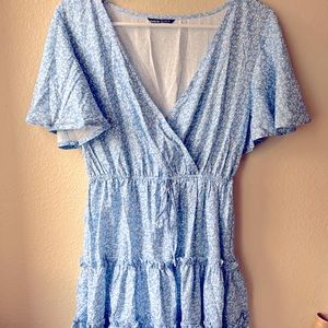 Blue flower dress